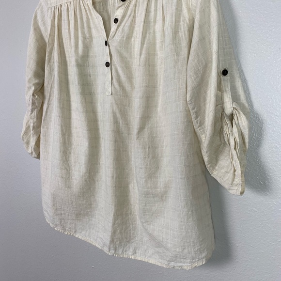 Steven Alan Ivory Popover Blouse - Picture 4 of 5